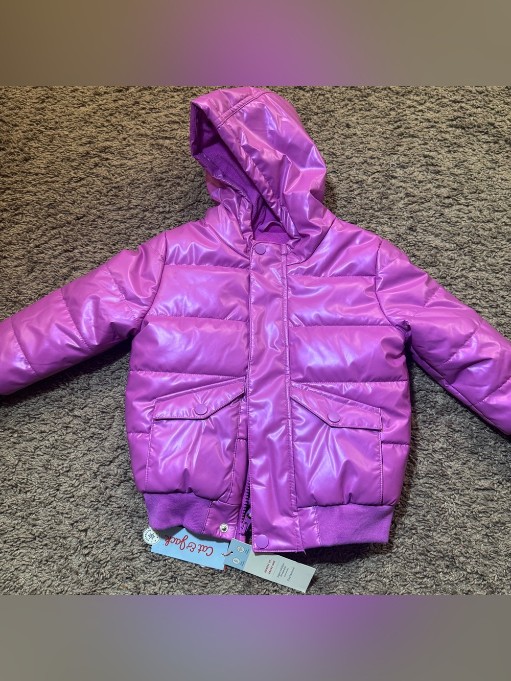 Toddler girl purple jacket 3T